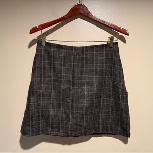 Aritzia Wilfred Plaid Mini Skirt
